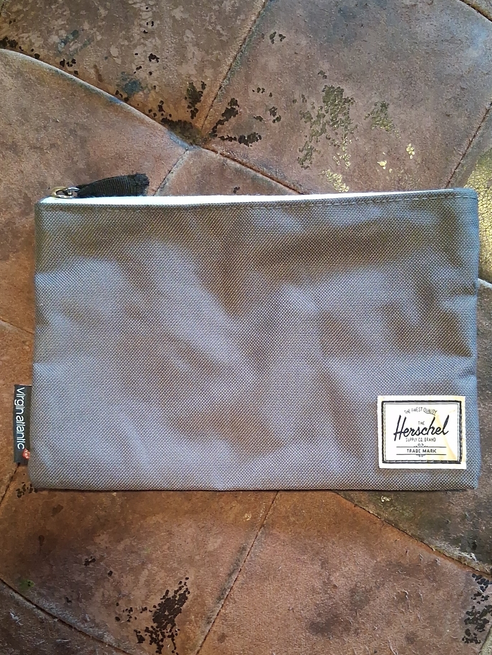 Herschel Supply Company Gray Canvas Toiletry Pouch